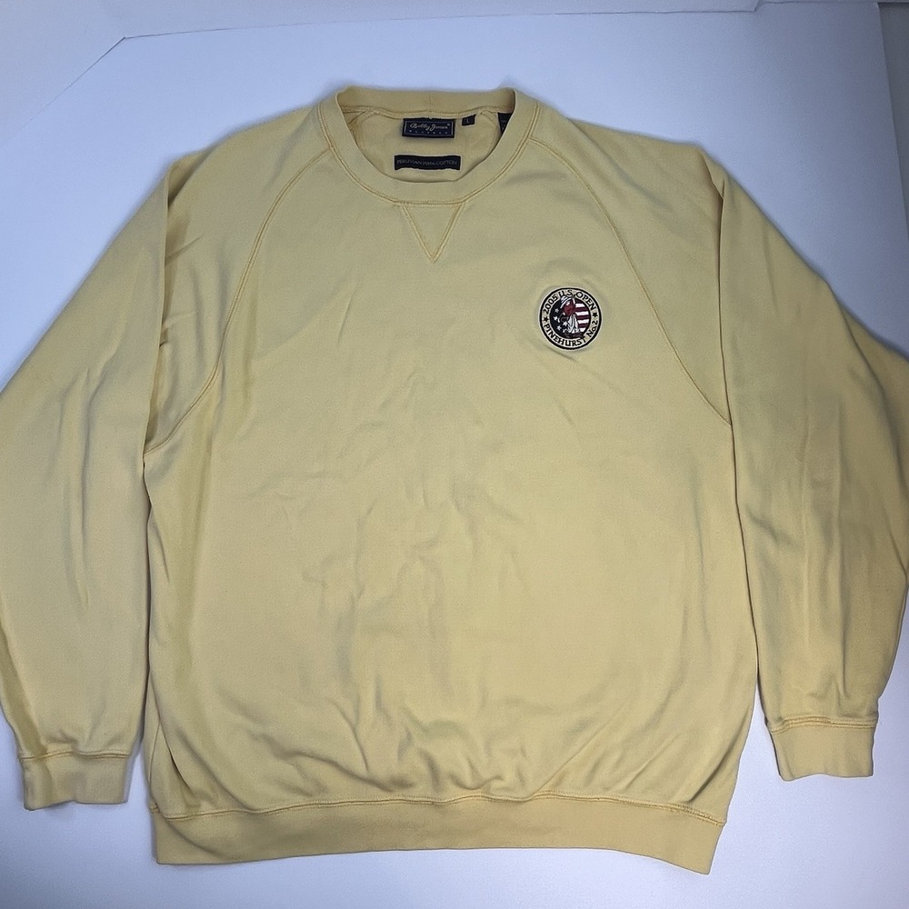 Bobby Jones Players US Open 2005 Sweatshirt Size Large Peruvian Pima Cotton